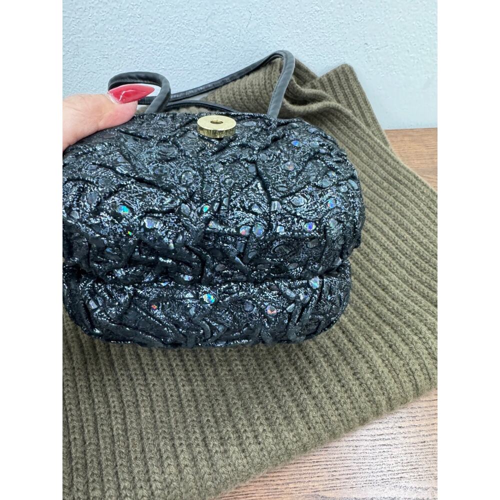 Timmy Woods Beverly Hills intricately texture bag Collection Vintage *pu2000thr - Picture 8 of 9